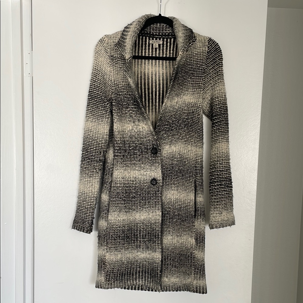 Women's Striped Sweater Cardigan
